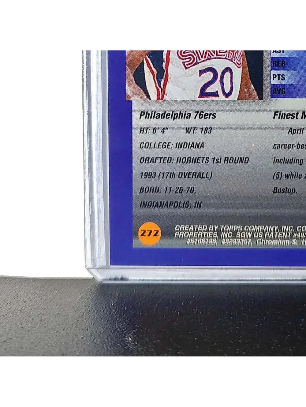 Greg Graham 1994-95 Topps Finest #272 Basketball Card