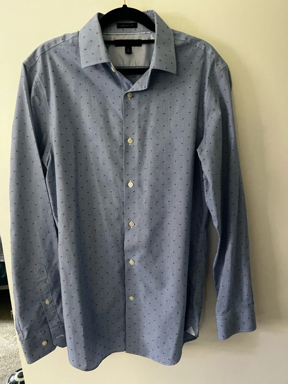 Banana Republic “Grant Fit” Men’s Fitted Dress Shirt Size‎ Medium Neck 15 1/2