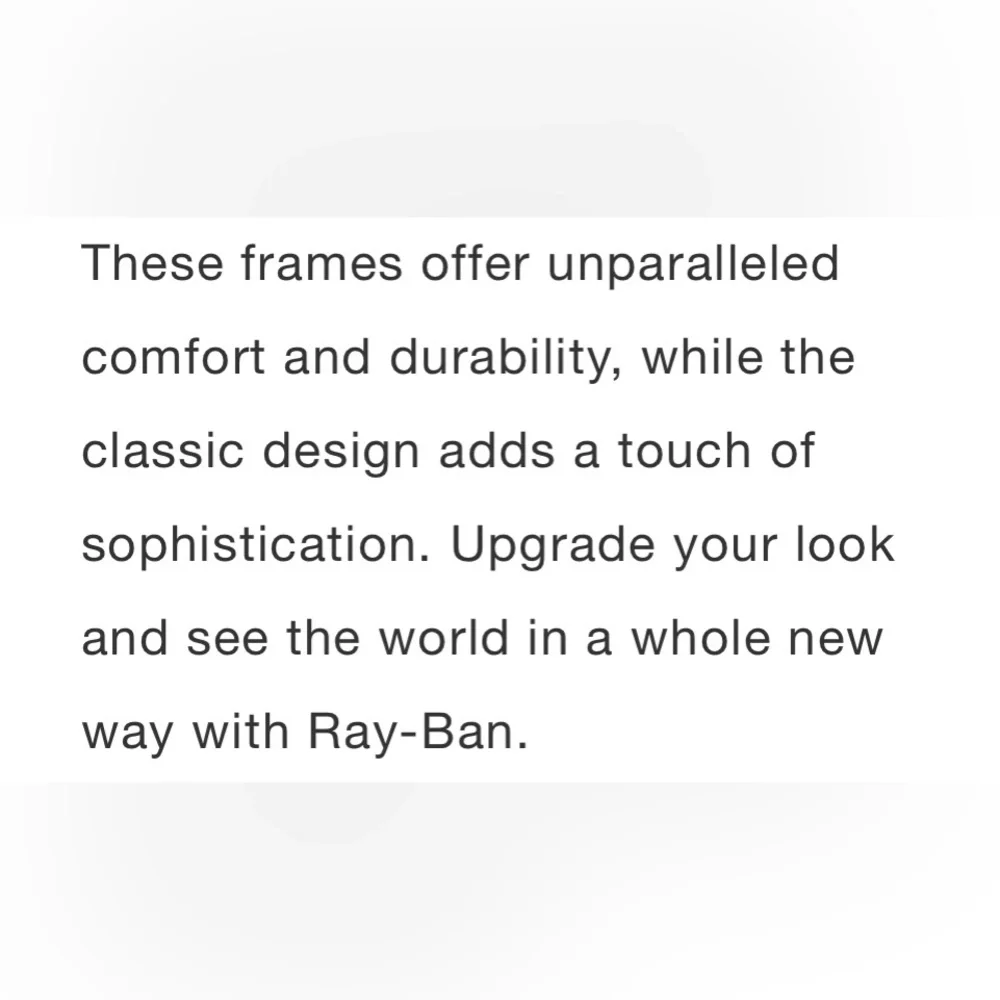 Ray-Ban unisex ray