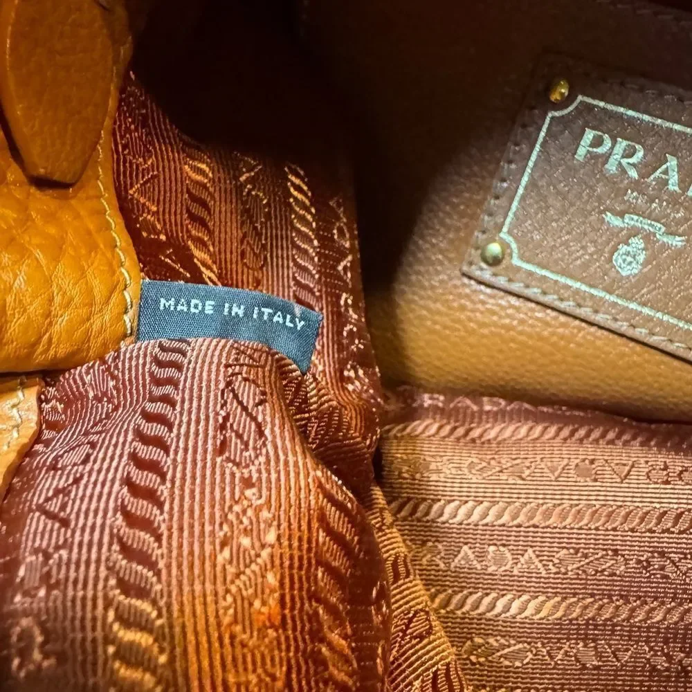 Prada authentic tan