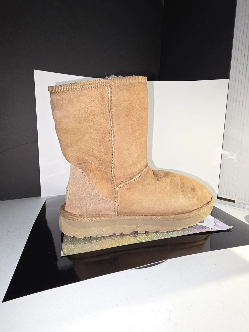 UGG Classic Short II Chestnut Suede Winter Boots Size 7