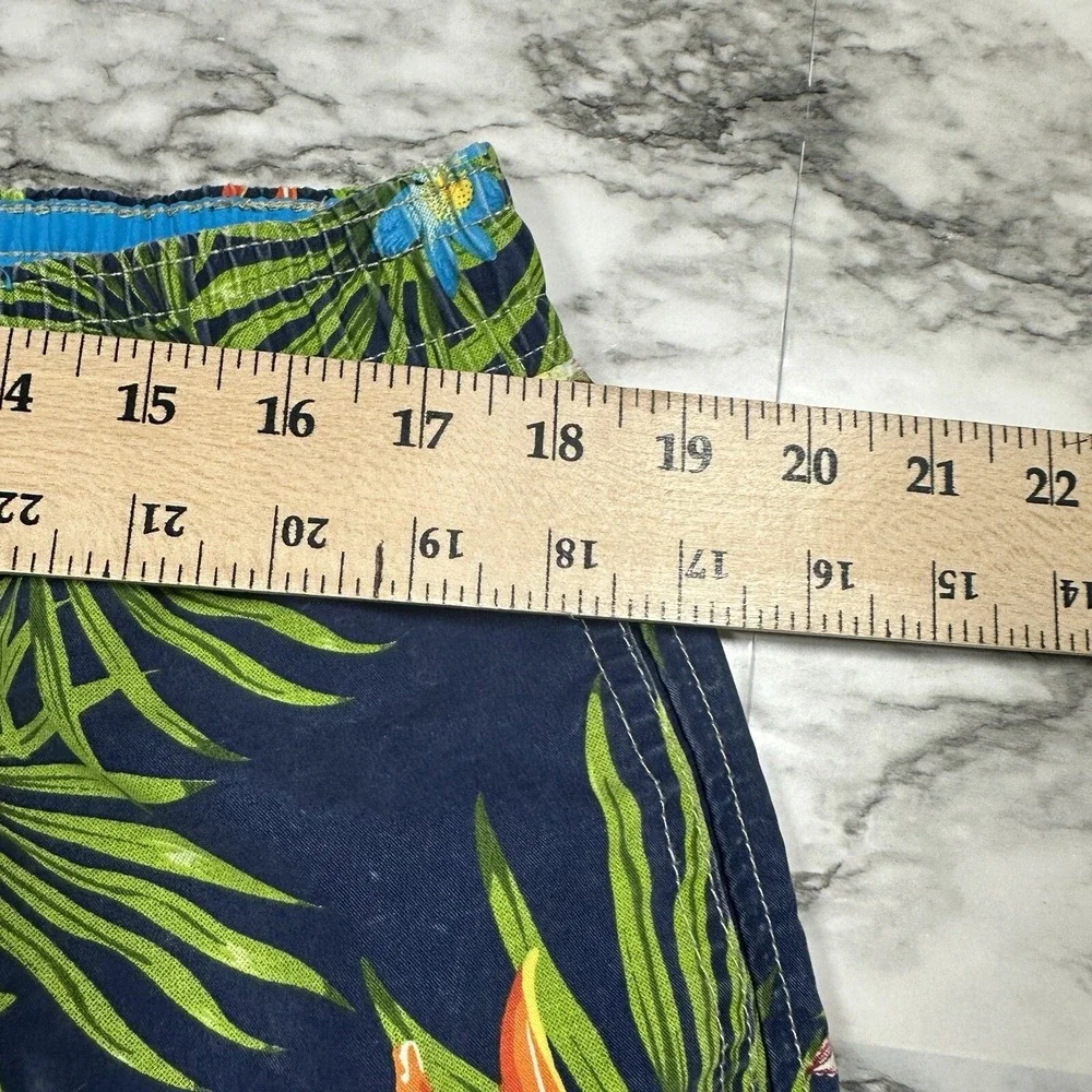 Polo Ralph Lauren Swimwear Trunks Shorts Mens Navy Blue Floral Size‎ XL