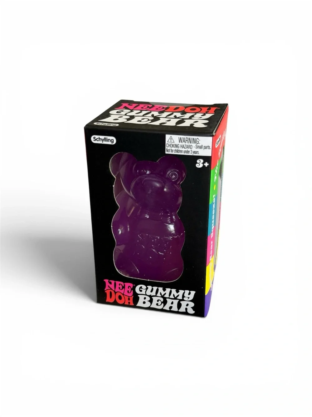 Authentic Purple Schylling NeeDoh Gummy Bear Groovy Grape Viral Fidget Squish