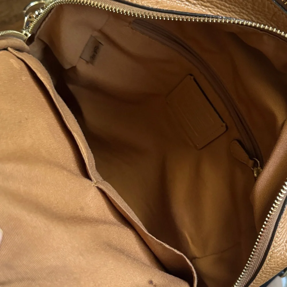 Coach pebbled leather