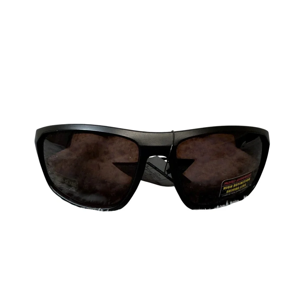 Road Warrior Men Sunglasses UV 400‎ High-Definition Black Summer Beach Fashion