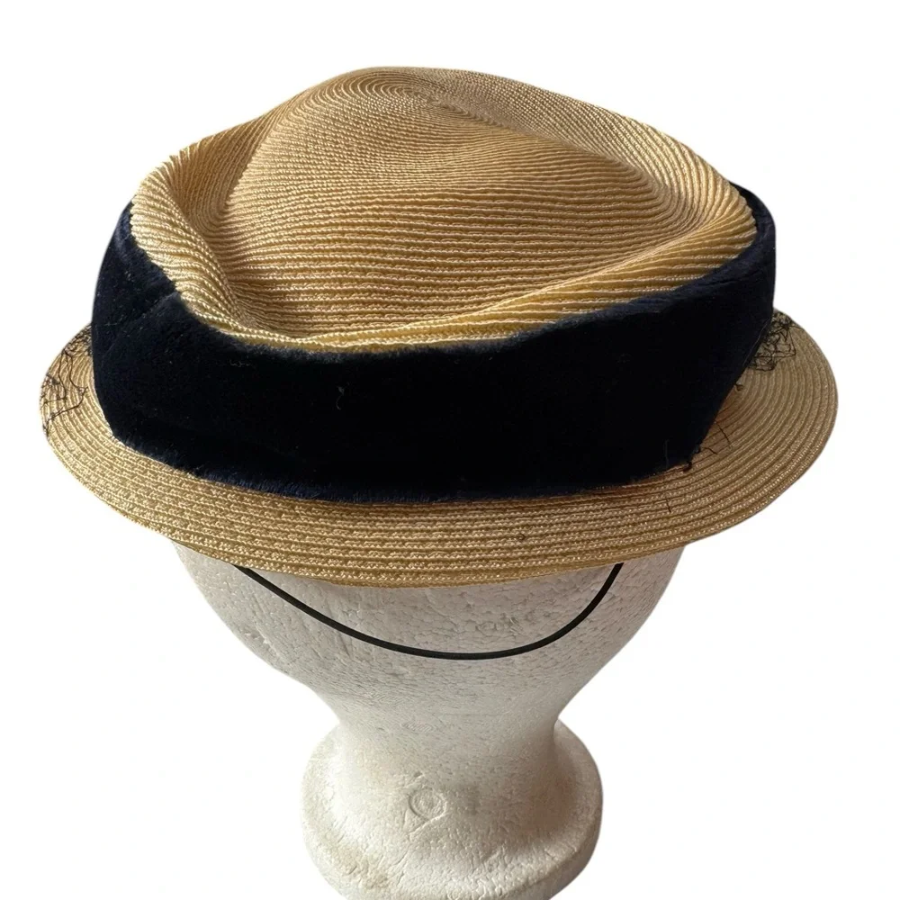 Vintage 1940s straw
