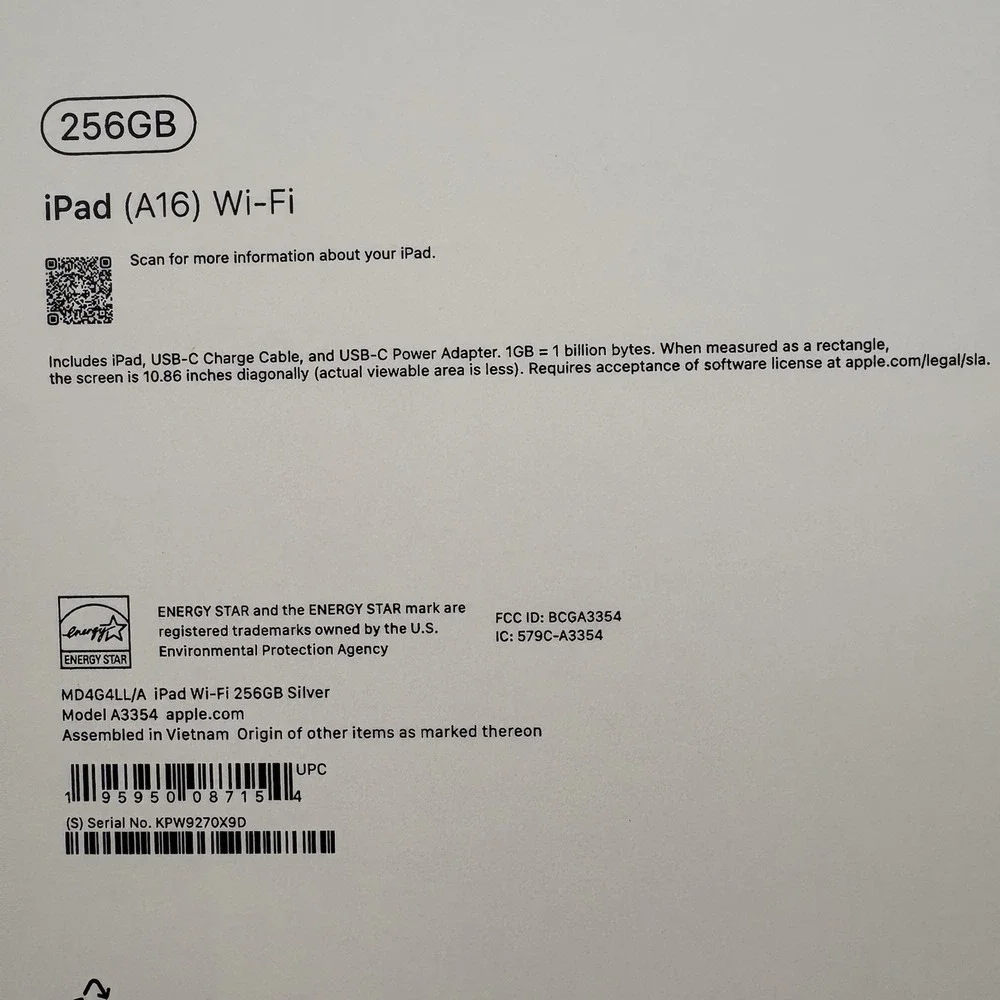 Apple empty box