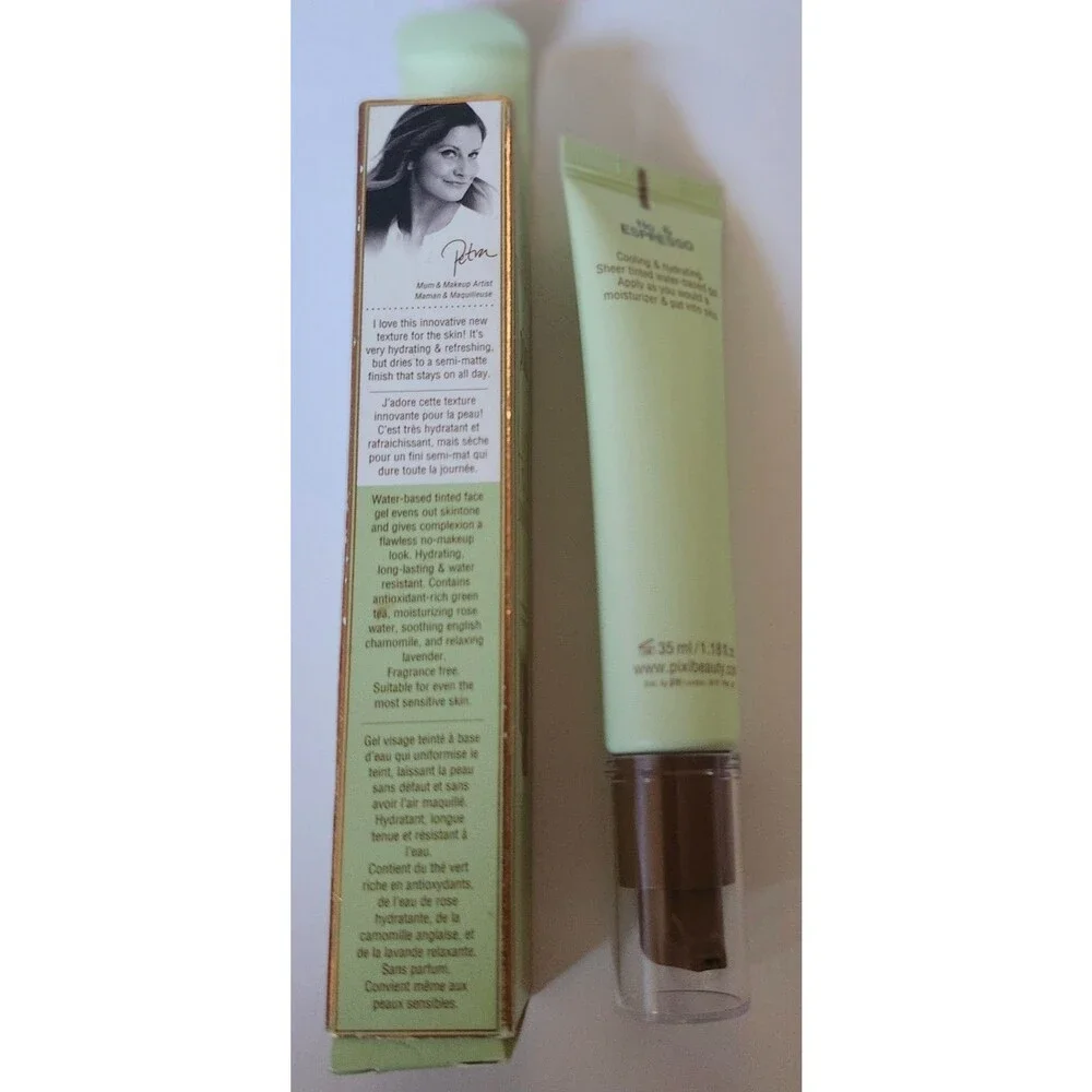 Pixi H2O Skin Tint Foundation Gel~Espresso~ 35ml/1.2 fl oz NIB