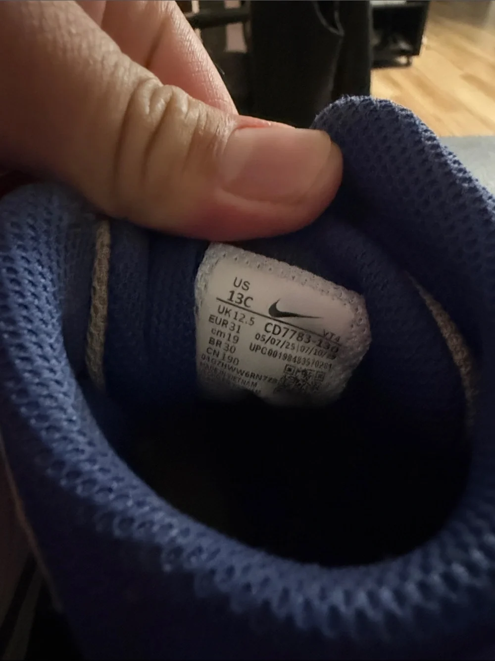 Nike size 13c