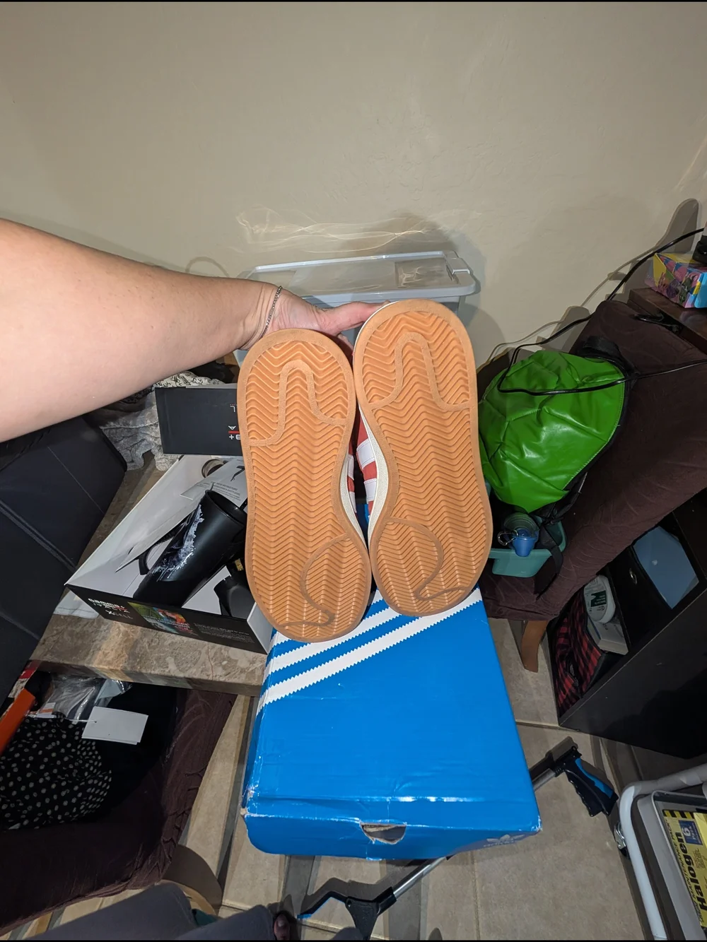 adidas midsole branding stripe