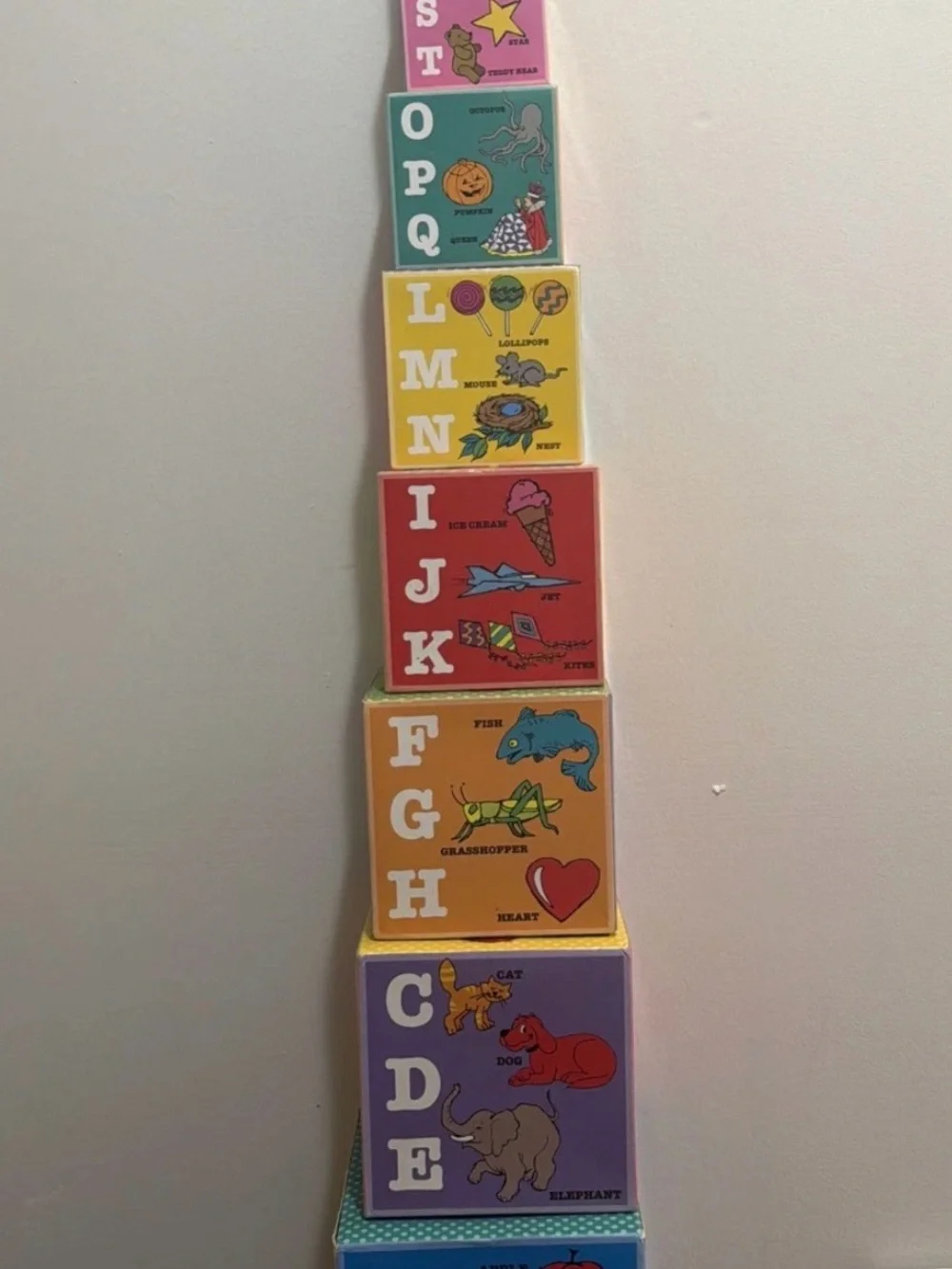 Vintage Clifford ABC blocks