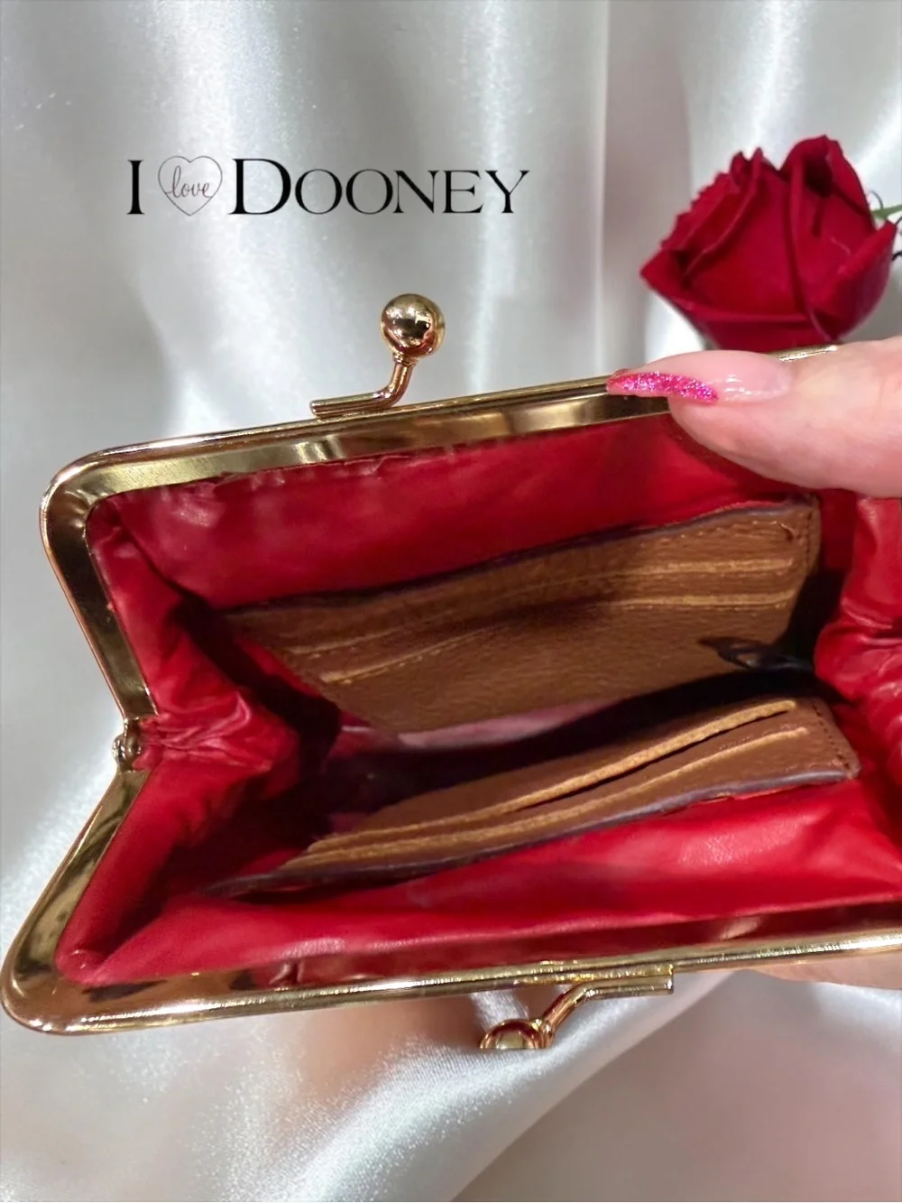 Dooney & Bourke Pebble Grain Logo Lock Shoulder Bag & Kiss-Lock Coin Purse Set