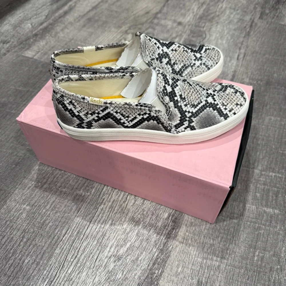 Keds X‎ Kate Spade New York Double Decker Snake-embossed Sneakers