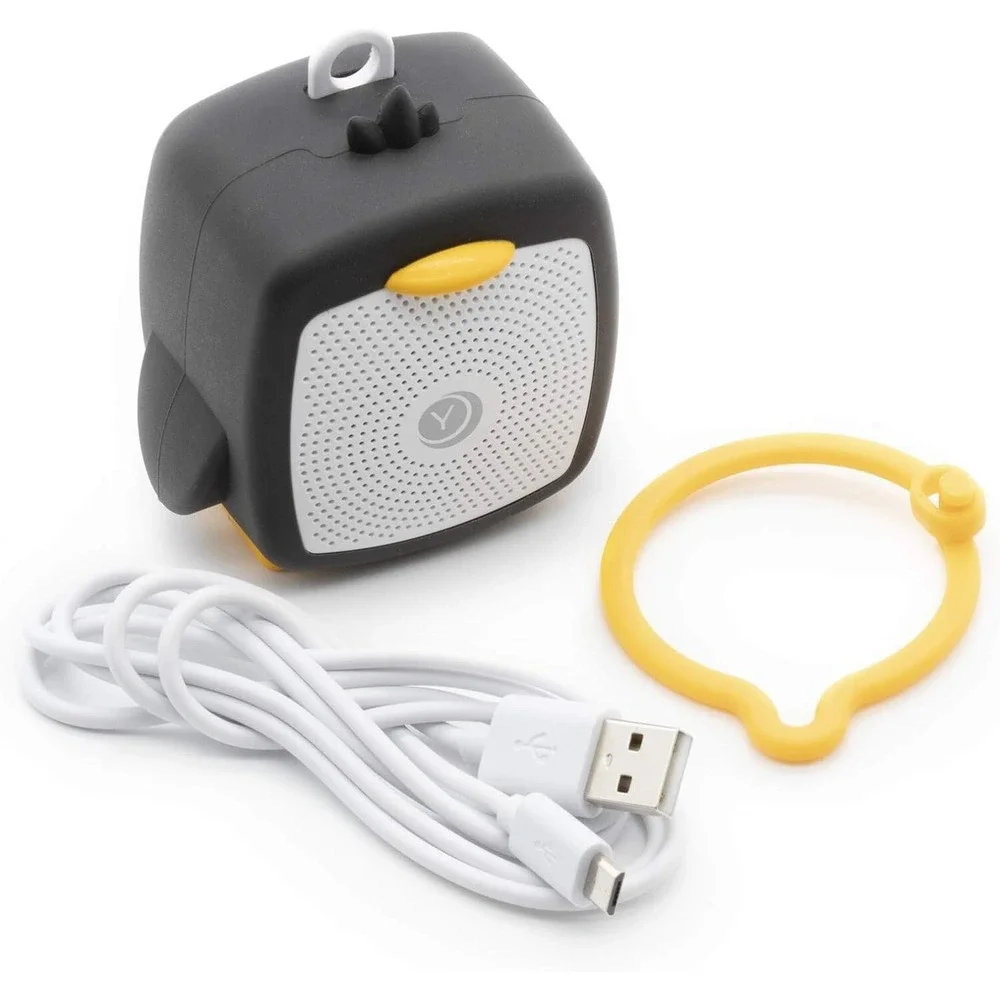 Yogasleep Penguin Baby Soother Sound Machine White Noise Portable‎ USB Clip