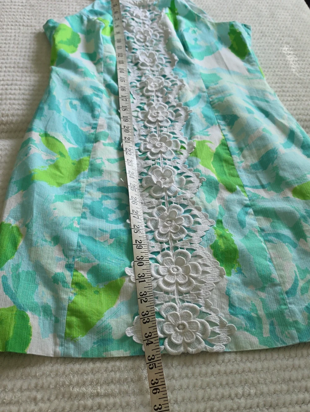 Lilly Pulitzer aqua patterned