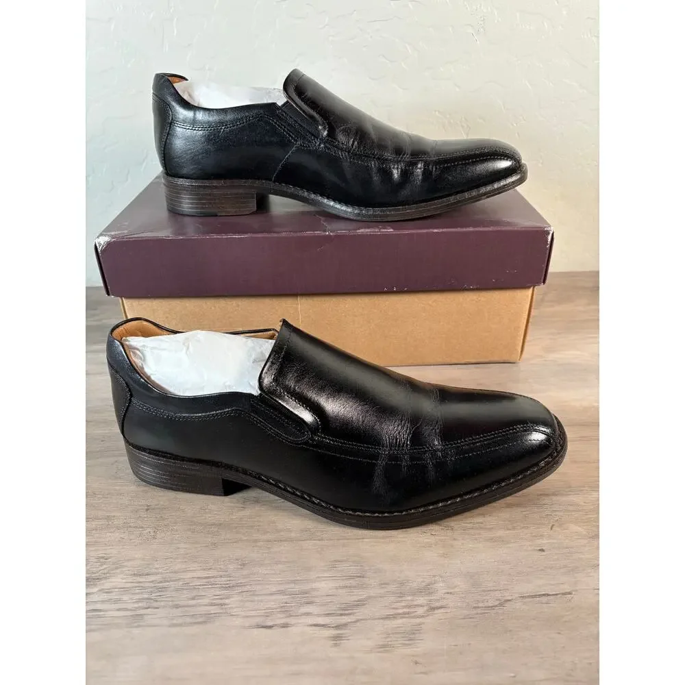 Johnston and Murphy Lewis Venitian Full‎ Grain Leather Balck Men's 9.5 EU 42.5