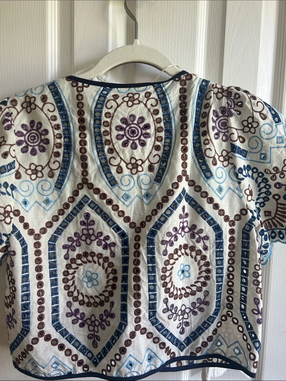 Zara blouse cream