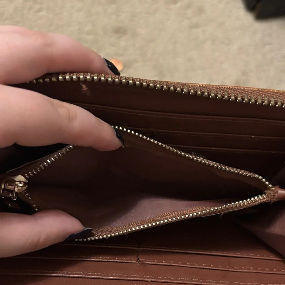 BCBG croc embossed