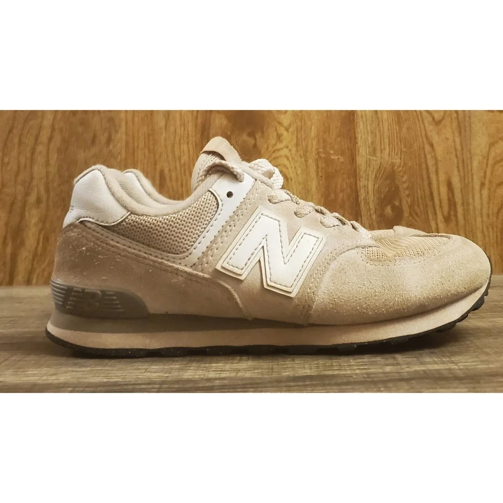 New Balance 574 Core Nimbus Cloud‎ Sneakers Shoes Youth Size 2 Gray