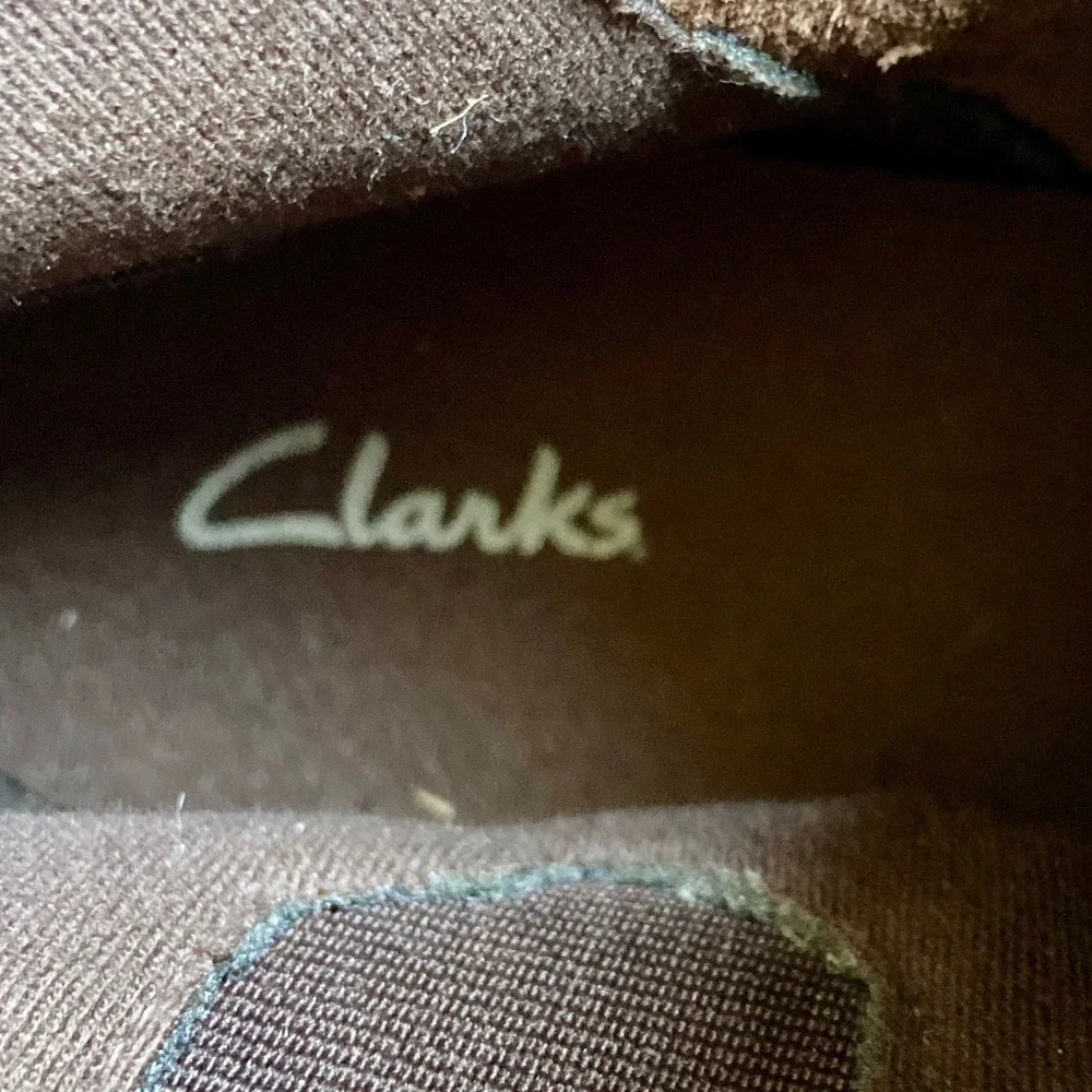 Clarks brown leather