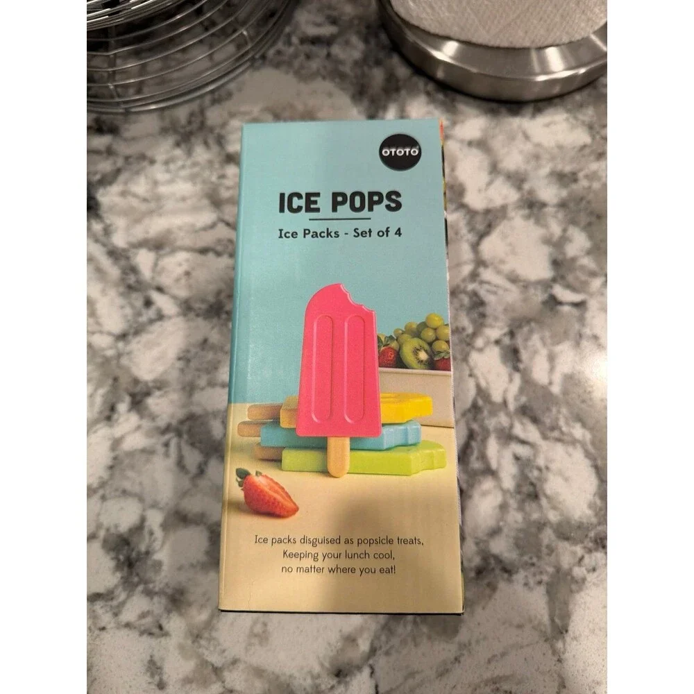 Ototo ice pops ice packs set of four