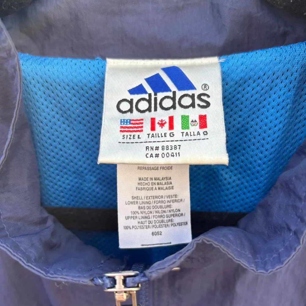 adidas vintage windbreaker