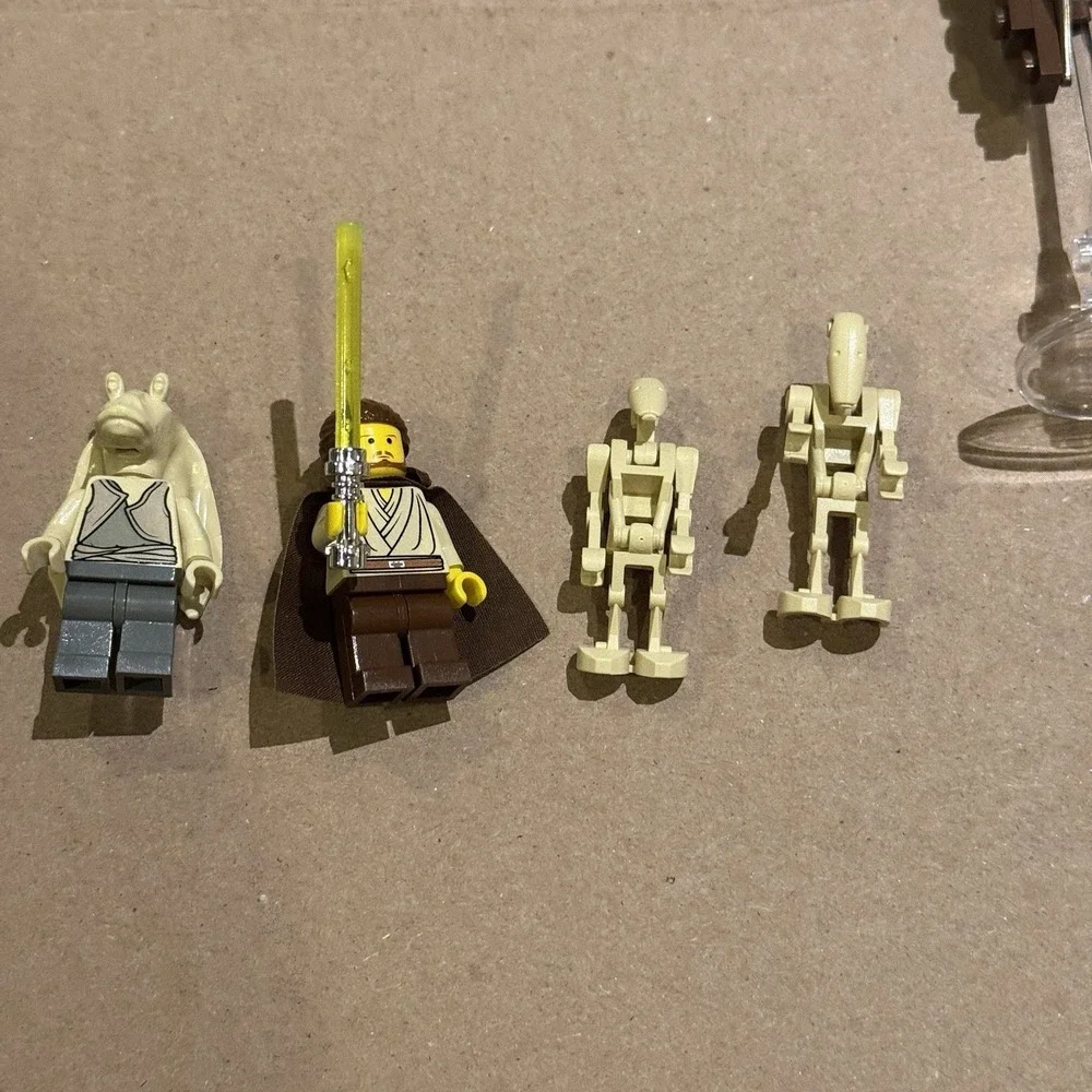 Lego 1999 Star Wars 7101 7110 71111 7121 7128 Complete Manual Box Mini figures