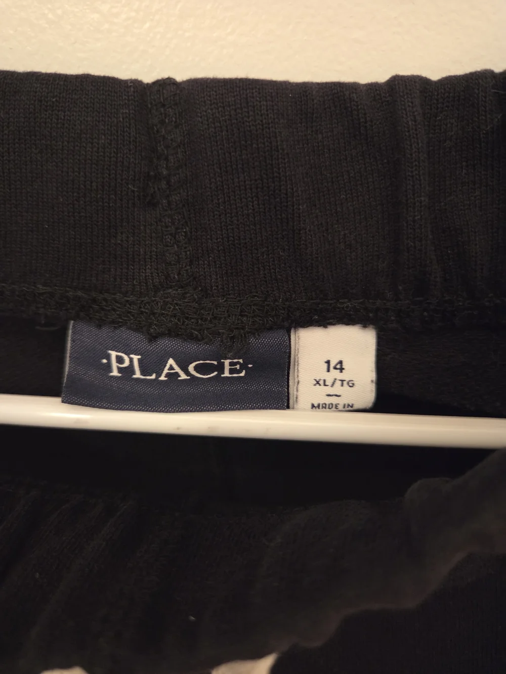 The Children's Place Black Elastic Waist Shorts - Size 14