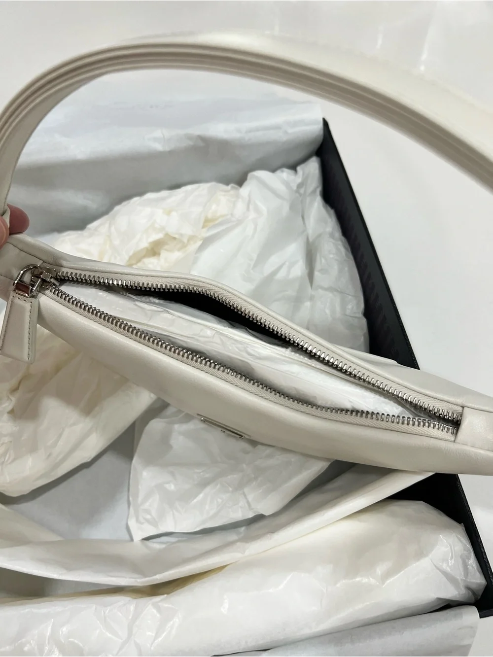 Prada sculptural triangular