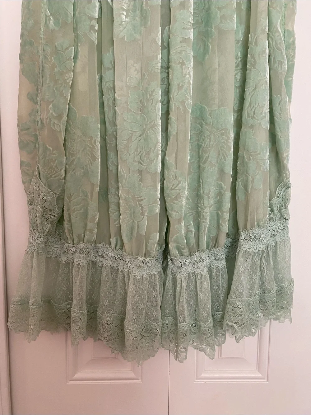 Free People ruffled gathered drawstring
