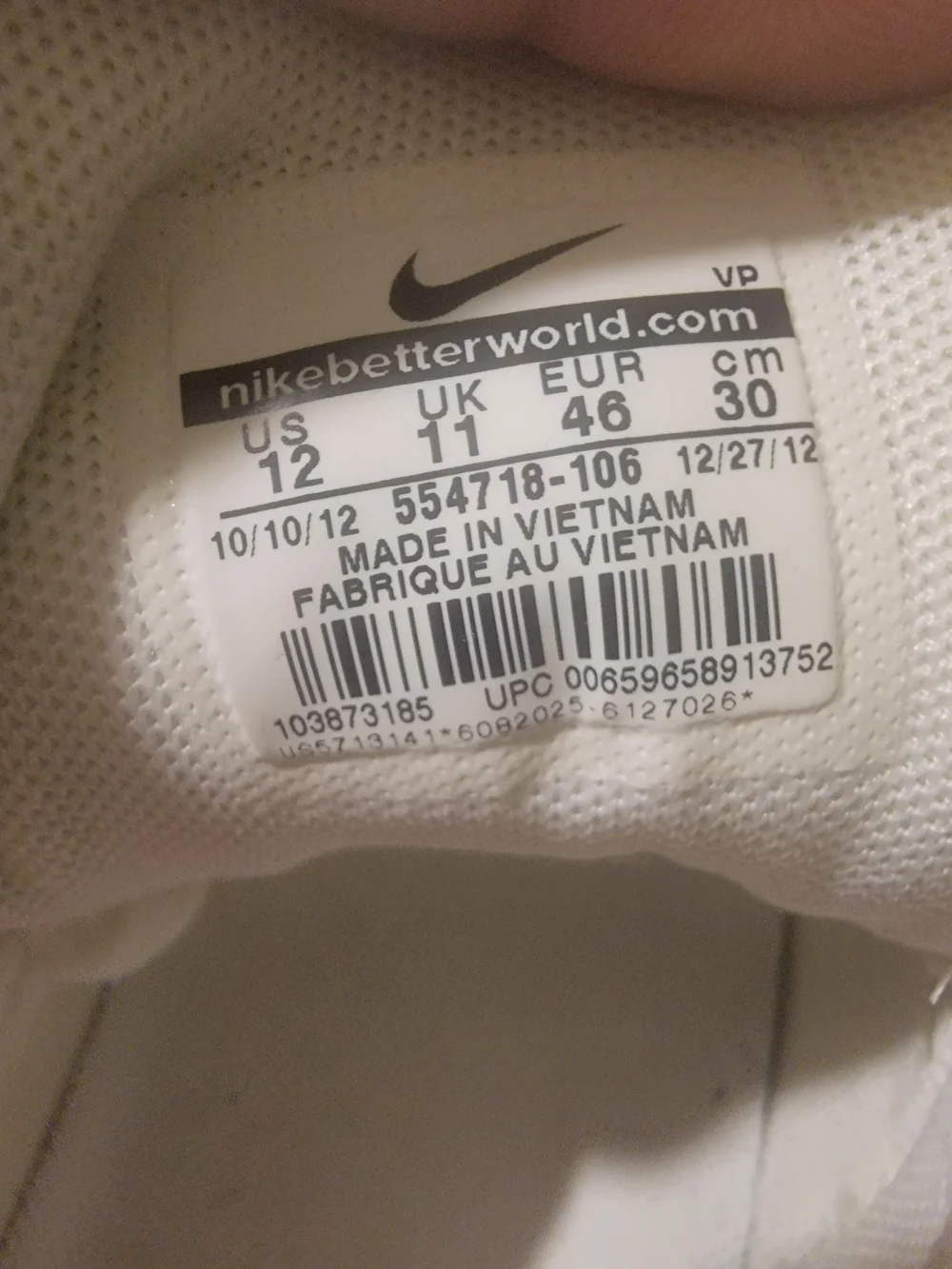 Nike construction tried
