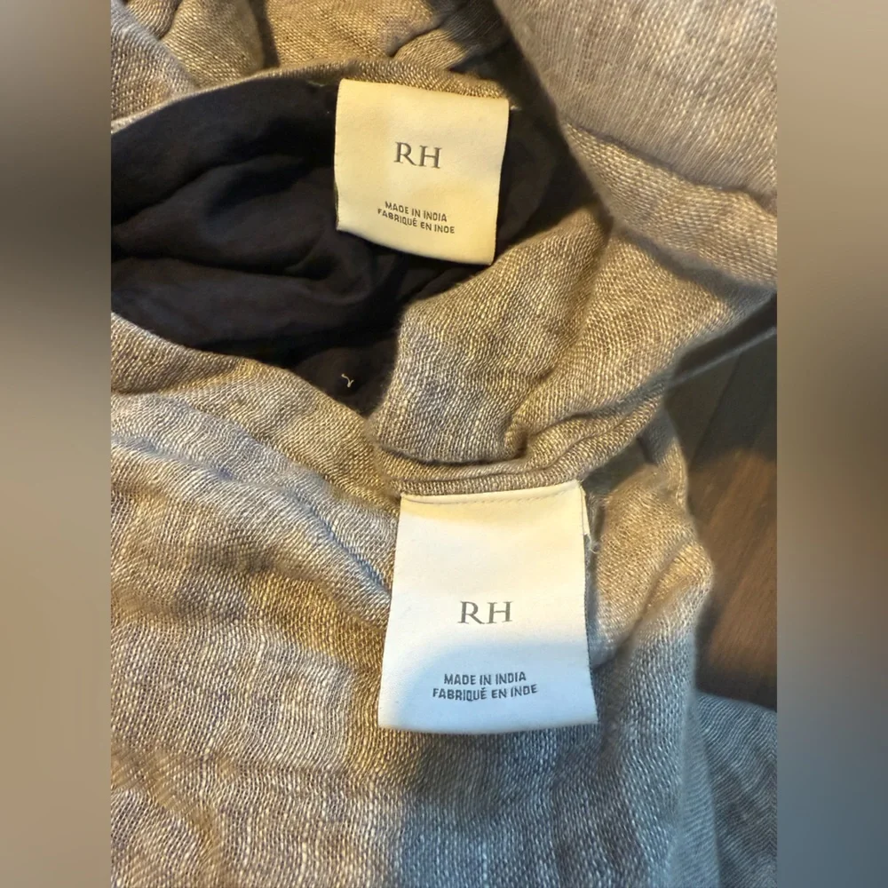 Restoration Hardware machine linen