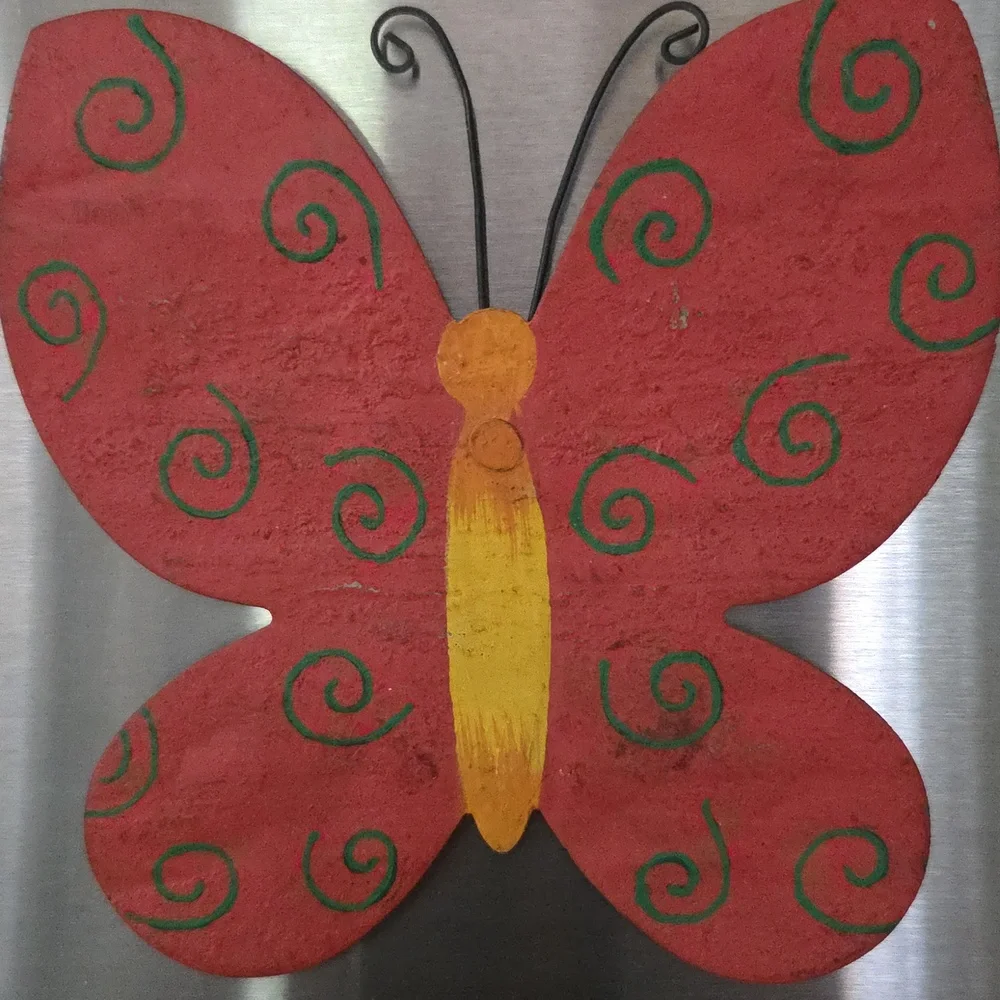 Hand Crafted colorful metal