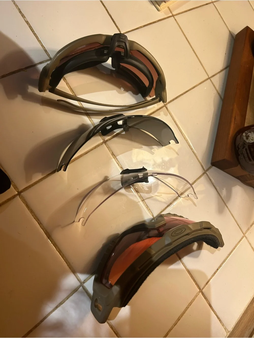 Oakley wraparound sunglasses