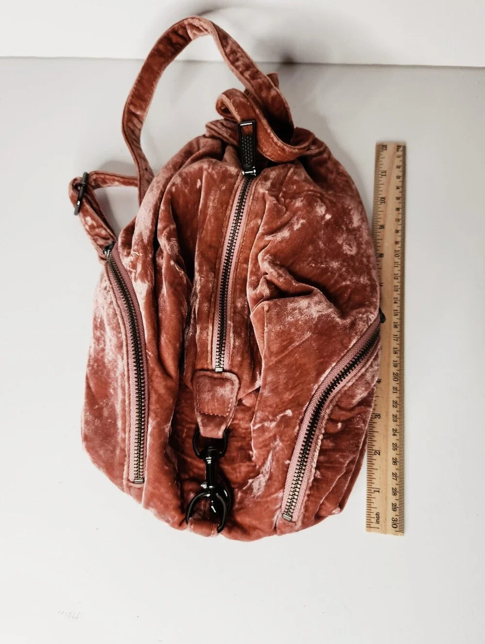 Rebecca Minkoff pink crushed
