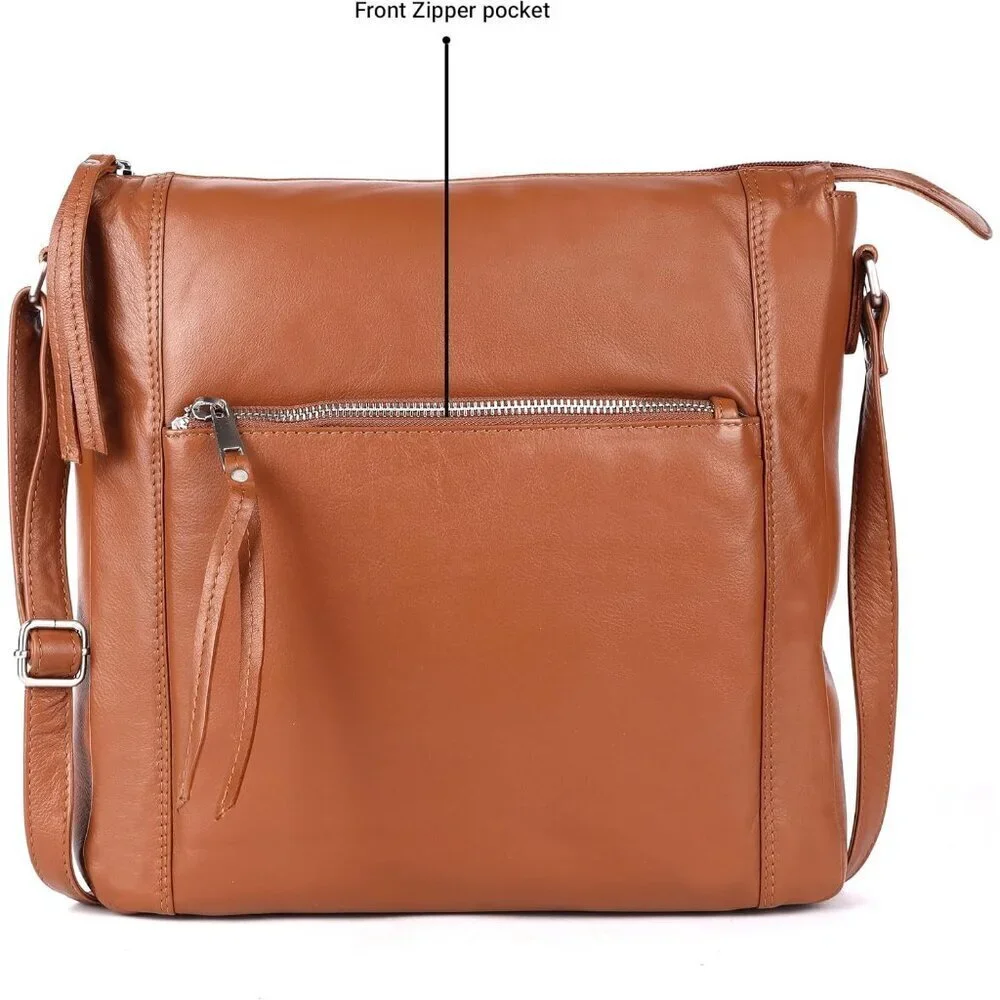 N/A leather crossbody