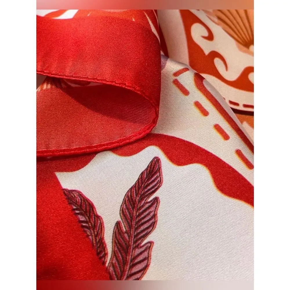 Anthropologie bright orange
