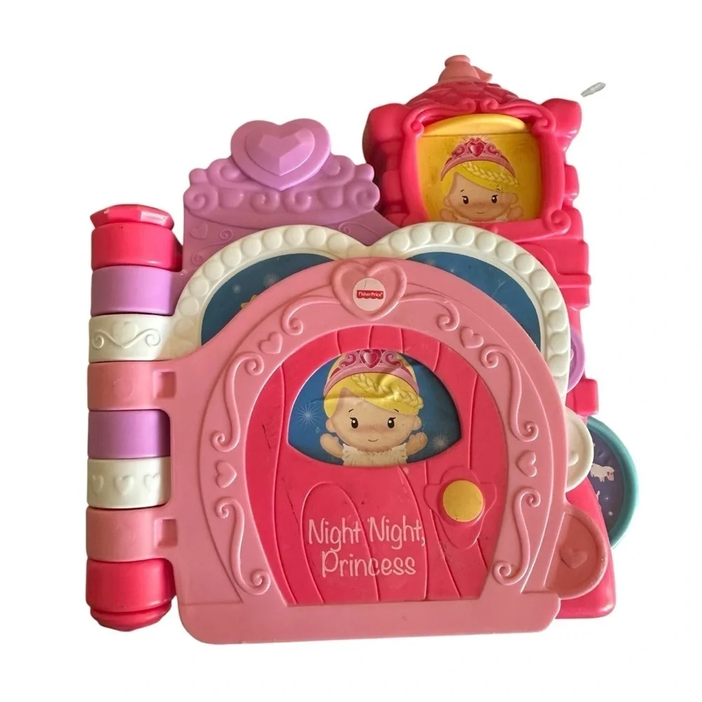 Fisher-Price Night Night Princess Book - Pink and Red