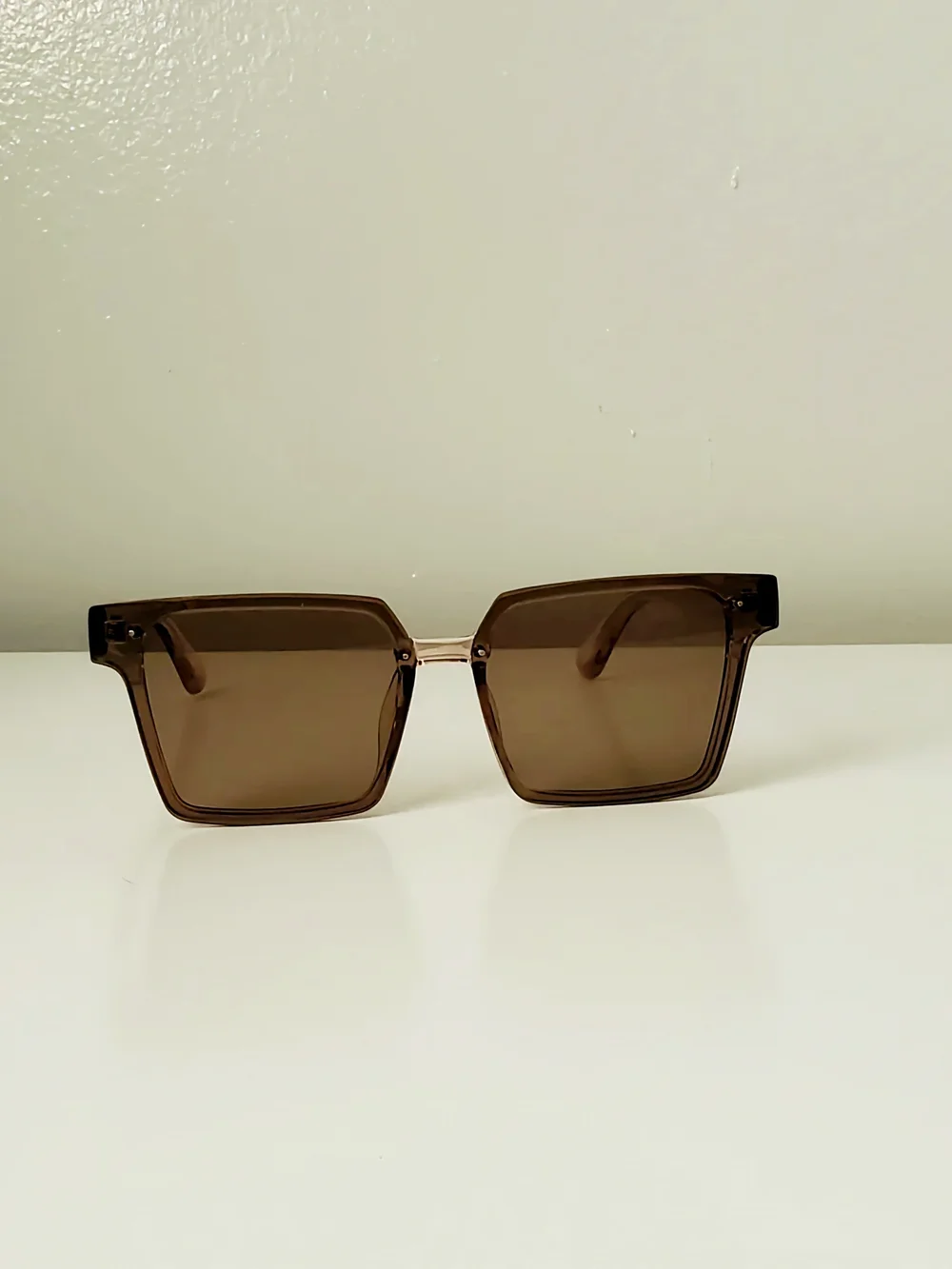 Brown Square Sunglasses