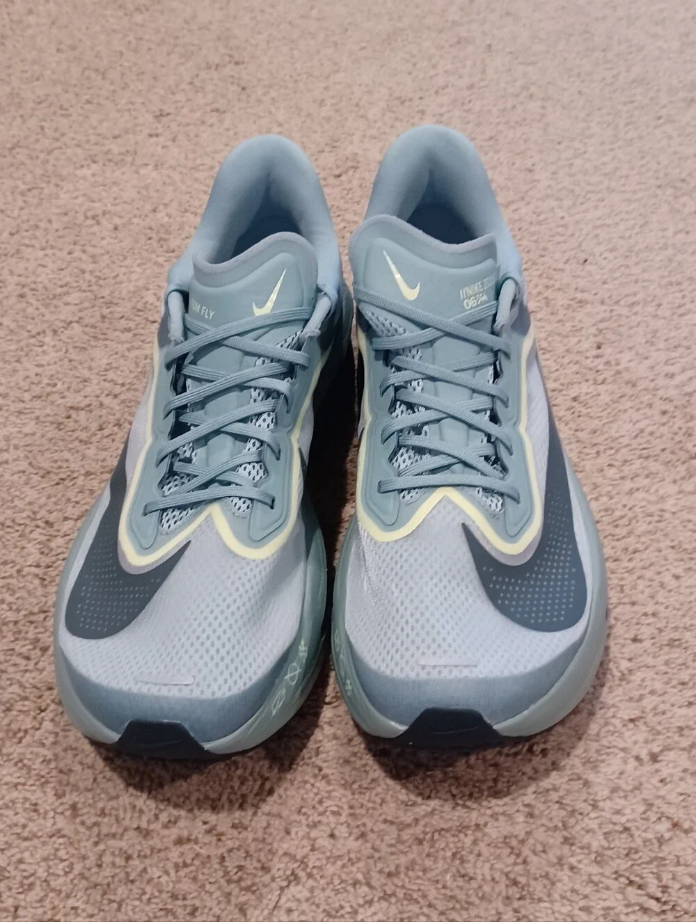 Nike Zoom Fly 6 running shoes in the Cannon/Seaweed colorway Mens Size 13