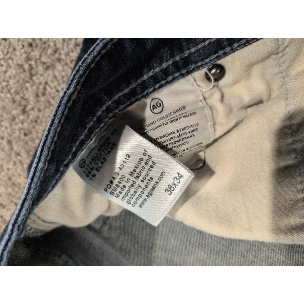 Ag Adriano Goldschmied Men Jeans Slim Straight in Dark Blue