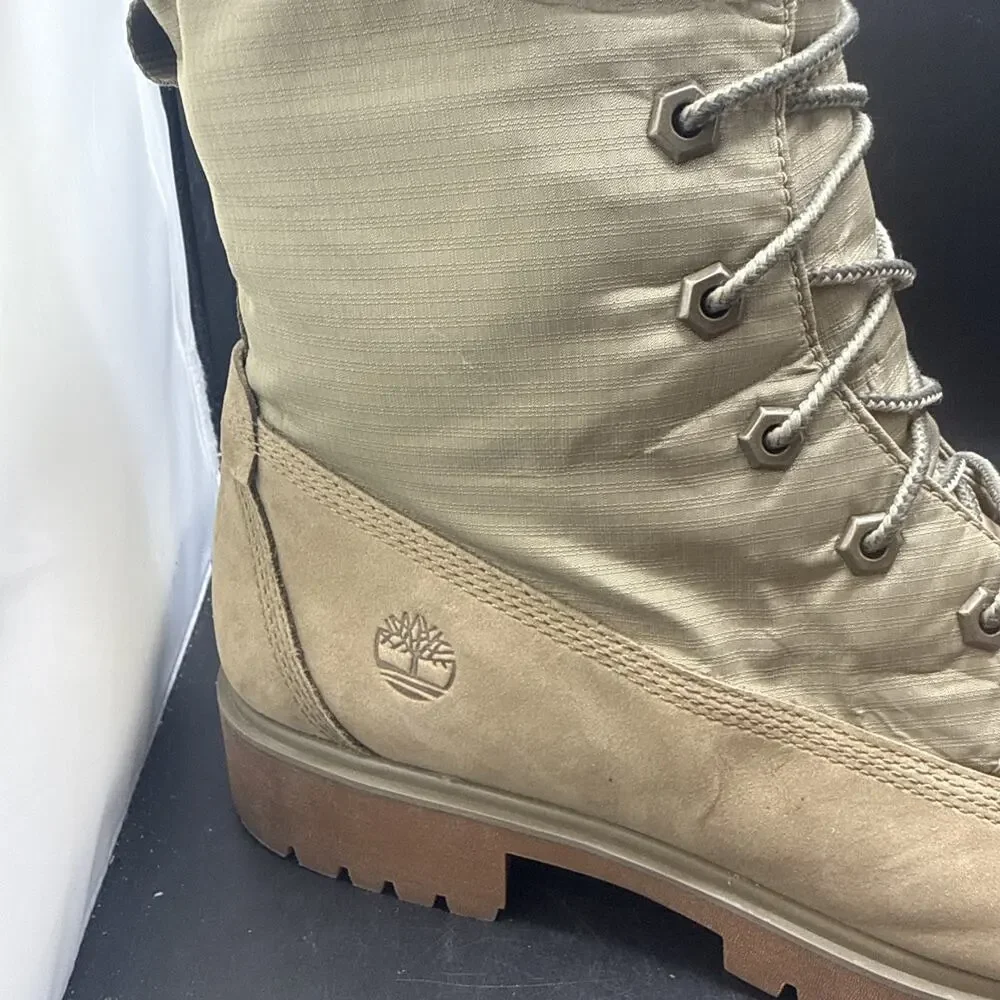 Timberland A2660 Roll Top Combat Boots Olive Camo Women’s US 9.5 A1THJ