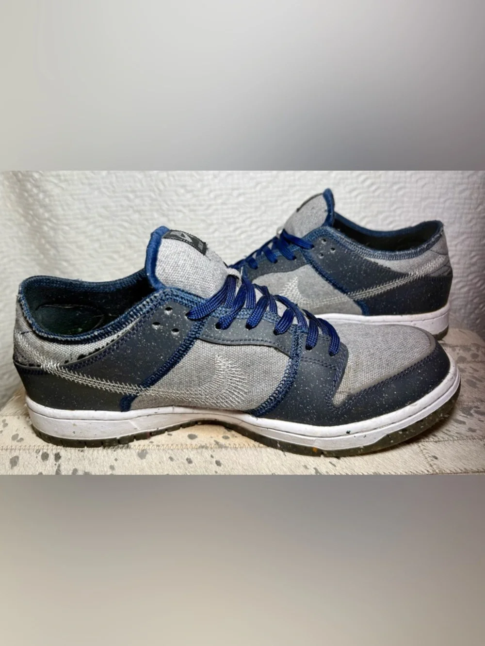 Nike SB Dunk Low Pro E “Crater” Grey Navy Size 9