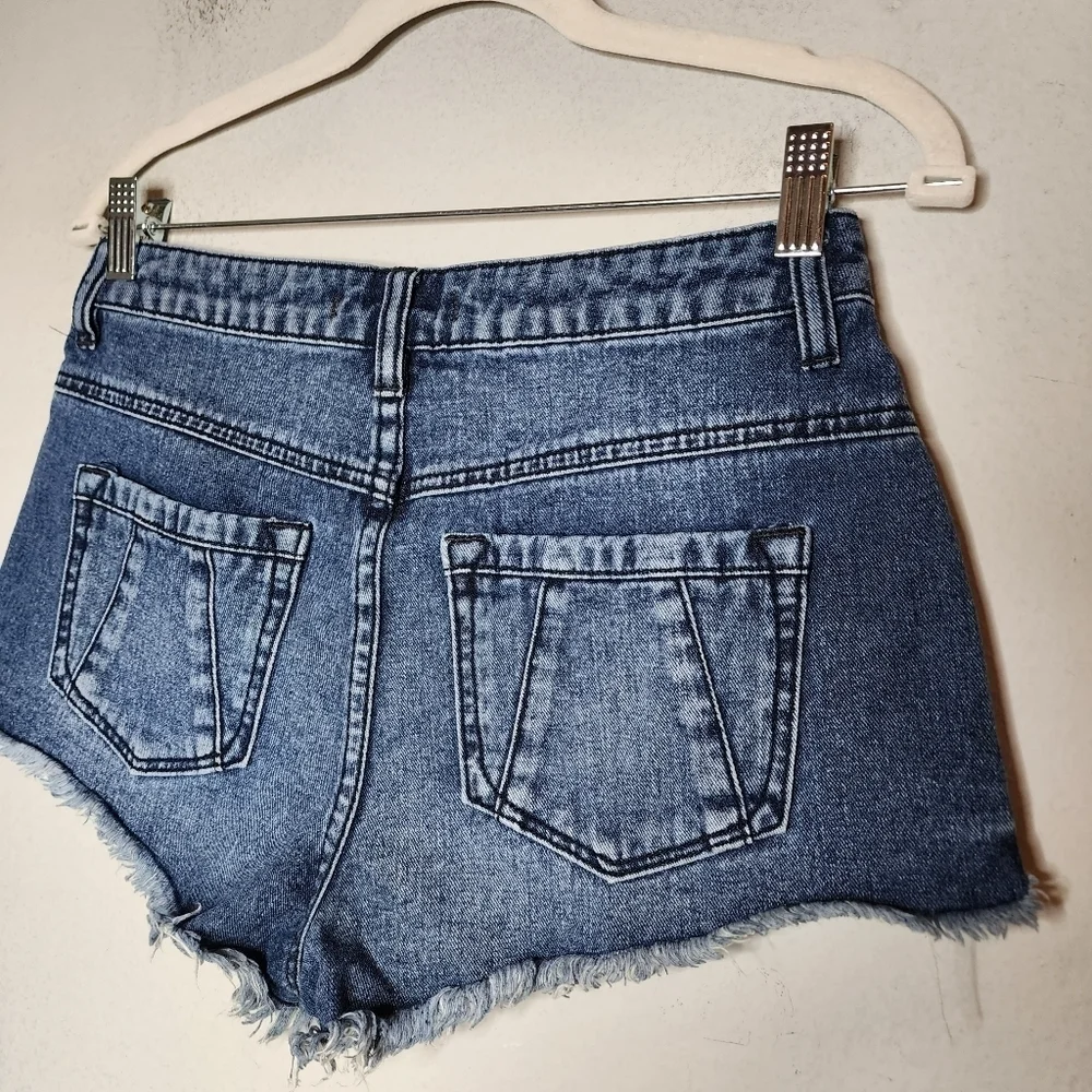 Free People jean shorts.‎