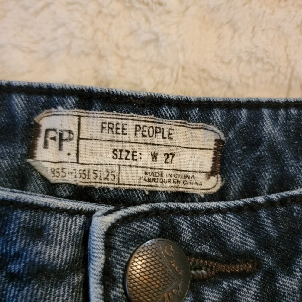 Free People jean shorts.‎