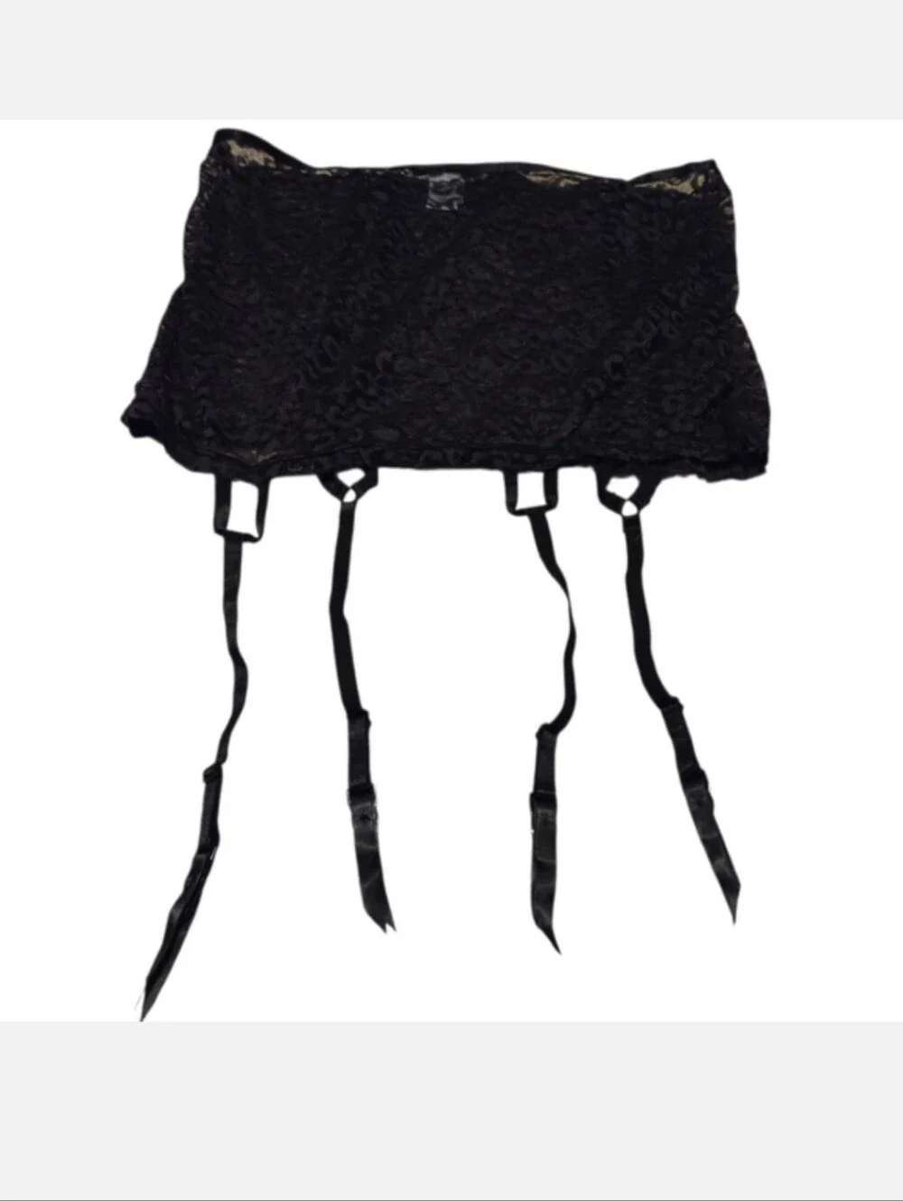 Women’s Large Venus Black Lace Lingerie Set