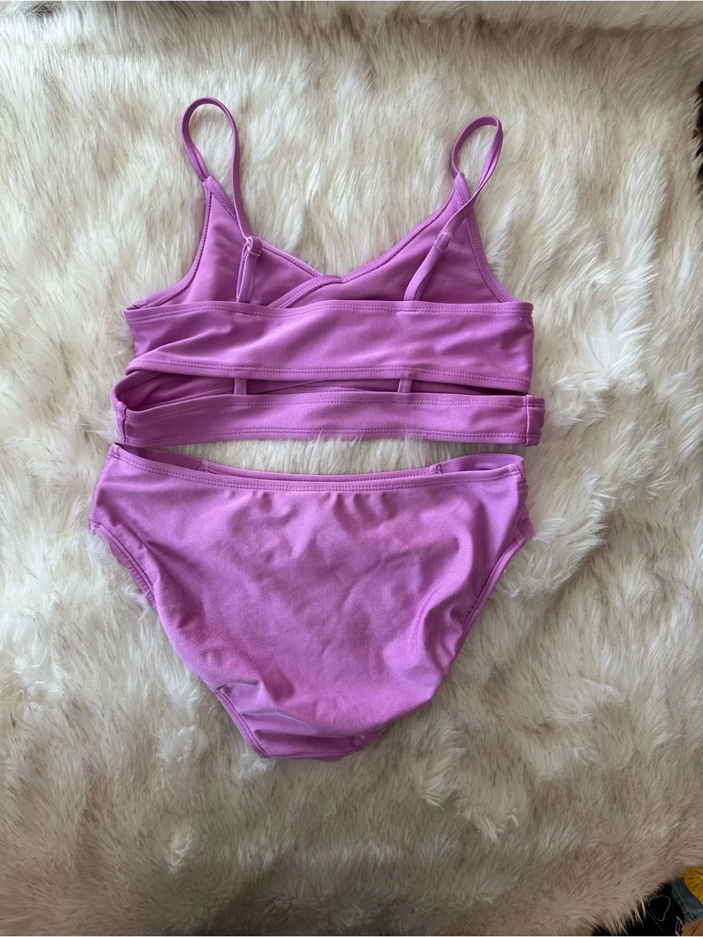 art class Lilac Wrap Bikini Set in Bright Purple