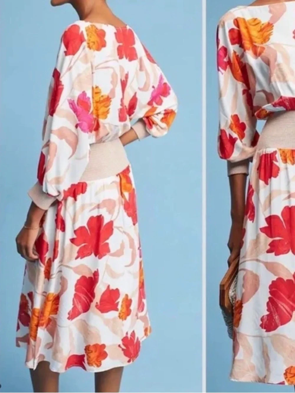 Anthropologie breezy midi
