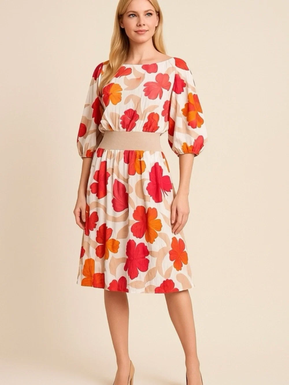 Anthropologie breezy midi