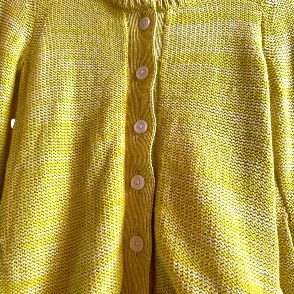 Anthropologie Field Flower cotton cardigan